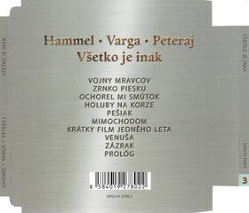 CD de música Pavol Hammel / Varga / Peteraj - Všetko je inak (Reissue) (Remastered) (CD) - 2