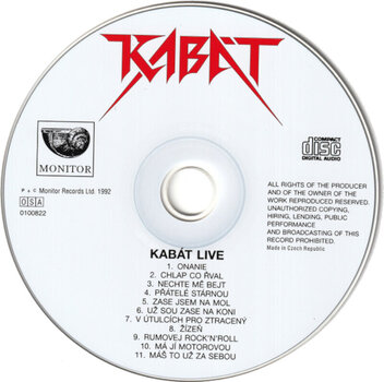 Muzički CD Kabát - Žive! (CD) - 2