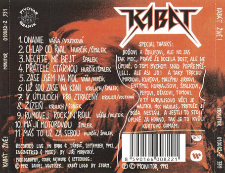 Muzički CD Kabát - Žive! (CD) - 3