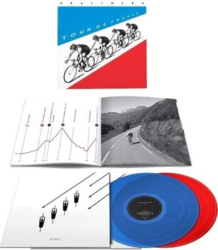 LP ploča Kraftwerk - Tour De France (180 g) (Translucent Blue & Red Coloured) (Limeted Edition) (Reissue) (Remastered) (2 LP) - 2