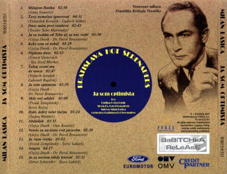 Glasbene CD Milan Lasica / Bratislava Hot Serenaders - Ja som optimista (CD) - 3