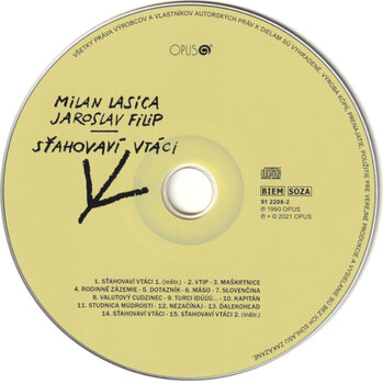 CD диск Milan Lasica / Jaroslav Filip - Sťahovaví vtáci (Reissue) (Remastered) (CD) - 2