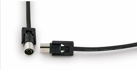 MIDI kabel RockBoard FlaX Plug MIDI Crna 30 cm - 4