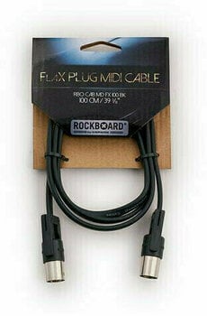 MIDI Cable RockBoard FlaX Plug MIDI Black 100 cm - 5