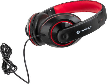 On-ear hoofdtelefoon Revoltage HPH 2025 Black/Red On-ear hoofdtelefoon (Alleen uitgepakt) - 4