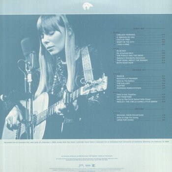 Disco de vinil Joni Mitchell - Live At Carnegie Hall 1969 (180 g) (3 LP) - 3