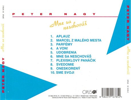 Music CD Peter Nagy - Mne sa neschováš (Reissue) (Remastered) (CD) - 3