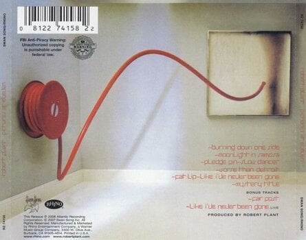 Music CD Robert Plant - Pictures At Eleven (Reissue) (Remastered) (CD) - 3