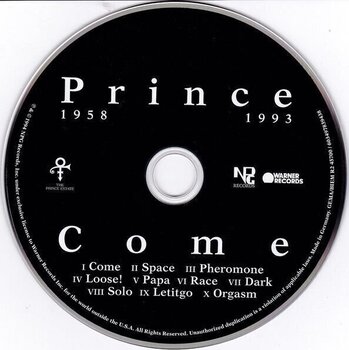 CD musique Prince - Come (Reissue) (CD) - 2