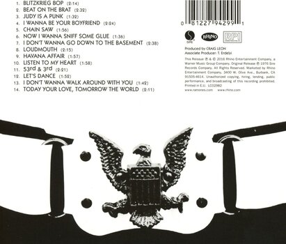 CD musique Ramones - Ramones (40th Anniversary Edition) (Reissue) (Remastered) (CD) - 3