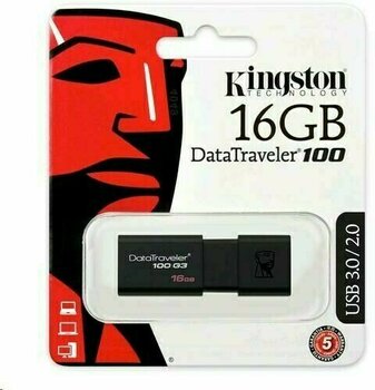USB-sleutel Kingston 16GB Data Traveler 100 G3 USB 3.0 Flash Drive - 4
