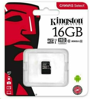 Memory Card Kingston 16GB Micro SecureDigital (SDHC) Card Class 10 UHS-I - 2