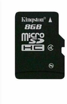 Карта памет Kingston 8GB Micro SecureDigital (SDHC) Card Class 4 w SD Adapter - 2