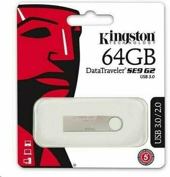 Unidade Flash USB Kingston DataTraveler SE9 G2 64 GB 442827 64 GB Unidade Flash USB - 4