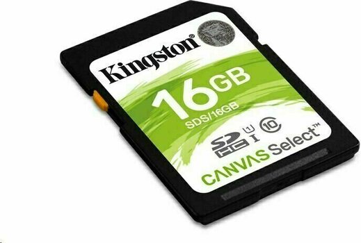 Geheugenkaart Kingston 16GB Canvas Select UHS-I SDHC Memory Card - 2