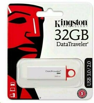 Unidade Flash USB Kingston DataTraveler G4 32 GB Red 442755 32 GB Unidade Flash USB - 5