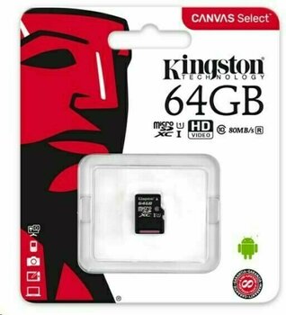 Cartão de memória Kingston 64GB Micro SecureDigital (SDXC) Card Class 10 UHS-I - 2