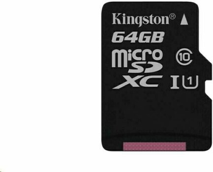Memory Card Kingston 64GB Micro SecureDigital (SDXC) Card Class 10 UHS-I - 3