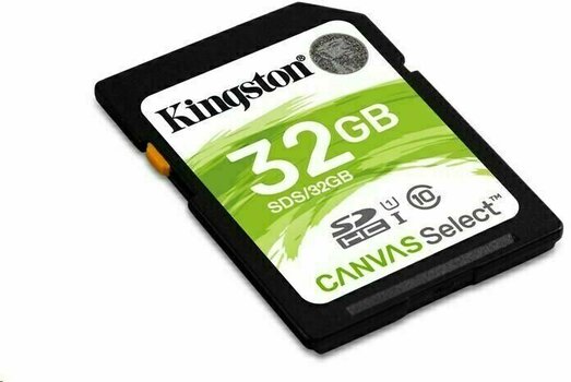 Hukommelseskort Kingston 32GB Canvas Select UHS-I SDHC Memory Card - 2