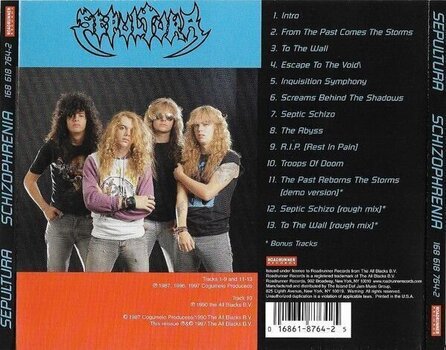 Muzički CD Sepultura - Schizophrenia (Reissue) (Remastered) (CD) - 3