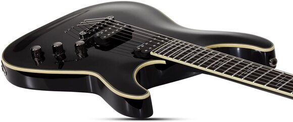 Guitarra elétrica Schecter C-1 Blackjack Gloss Black Guitarra elétrica (Tao bons como novos) - 6