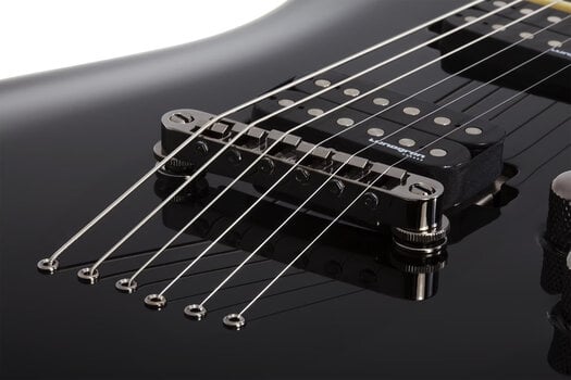 Guitarra elétrica Schecter C-1 Blackjack Gloss Black Guitarra elétrica (Tao bons como novos) - 13