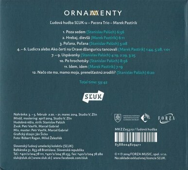 Glazbene CD SĽUK - Ornamenty (CD) - 3