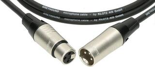 Microphone Cable Klotz Greyhound GRG1FM02.0 Black - 2