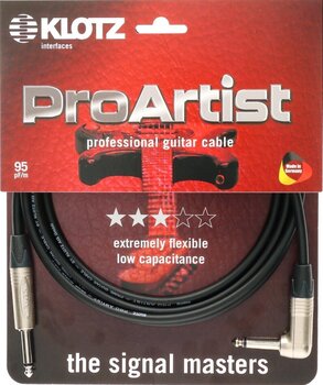 Instrument kabel Klotz Pro Artist PRON060PR 6 m Ravni - Kutni Instrument kabel (Kao novo) - 2