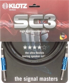 Lautsprecherkabel Klotz SC 3 PP01SW 1 m Lautsprecherkabel (Wie neu) - 2
