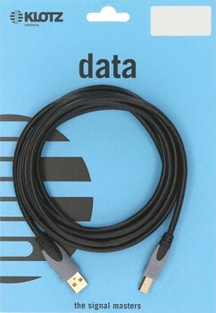 Cable USB Klotz USB AB1 2.0 1,5 m Cable USB - 3