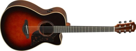 Електро-акустична китара Джъмбо Yamaha AC3RE ARE Tobacco Brown Sunburst Електро-акустична китара Джъмбо - 2