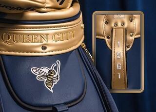 Staff Bag TaylorMade PGA Championship Navy/Gold Staff Bag - 7