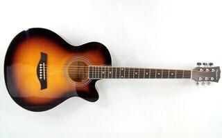 Jumbo Guitar Pasadena SG026C-38 Vintage Sunburst Jumbo Guitar (Pre-owned) - 1