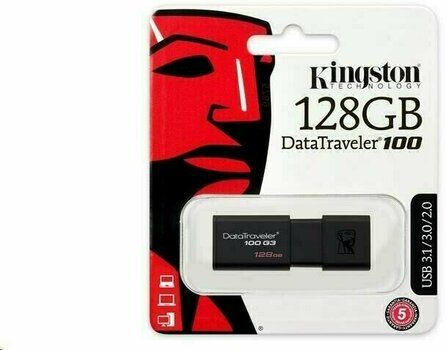 USB Flash Drive Kingston DataTraveler 100 G3 128 GB 442882 - 2