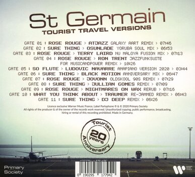Muzički CD St Germain - Tourist Travel Versions (CD) - 3
