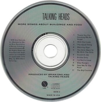 Muzički CD Talking Heads - More Songs About Buildings And Food (CD) - 2