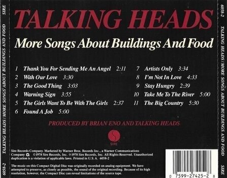 Muzički CD Talking Heads - More Songs About Buildings And Food (CD) - 3