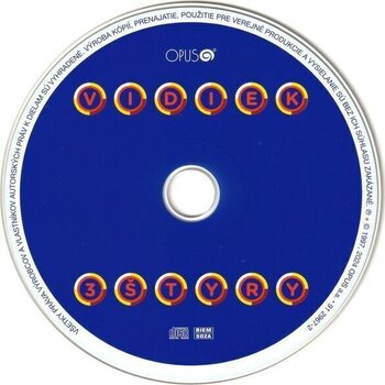 Glazbene CD Vidiek - 3 Štyry (Reissue) (Remastered) (CD) - 2