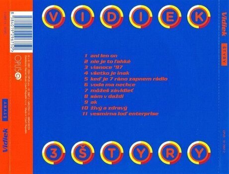 Glazbene CD Vidiek - 3 Štyry (Reissue) (Remastered) (CD) - 3