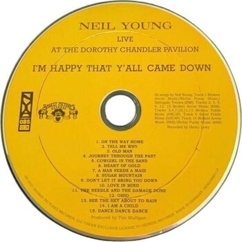 Glazbene CD Neil Young - Dorothy Chandler Pavilion 1971 (I'm Happy That Y'all Came Down) (Remastered) (CD) - 2