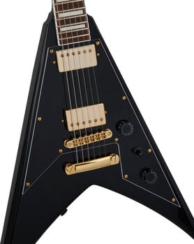 Elektriska gitarrer Jackson X Series Scott Ian King V KVXT LRL Black Elektriska gitarrer - 3