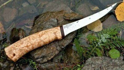 Couteau de pêche Air Zlatoust Fish-Ka Birch Couteau de pêche - 3