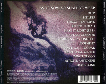 Musik-cd Anathema - Judgement (Reissue) (CD) - 3