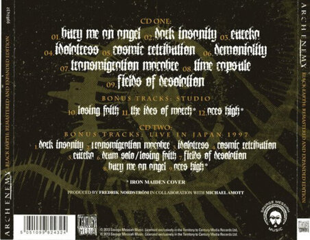 CD muzica Arch Enemy - Black Earth (Reissue) (Remastered) (2 CD) - 4