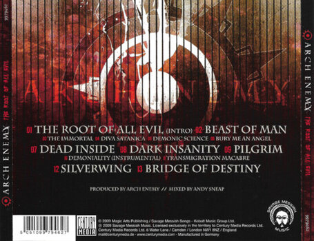 CD диск Arch Enemy - Root Of All Evil (CD) - 3