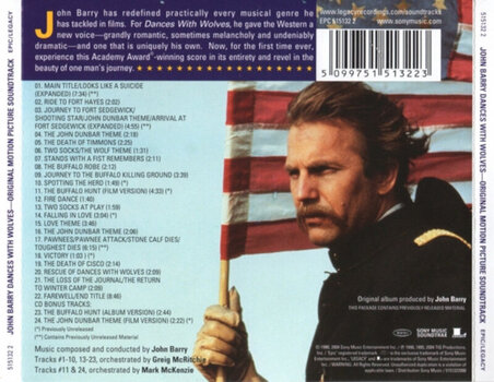 Musik-CD John Barry - Dances With Wolves - Original Motion Picture Soundtrack (Reissue) (CD) - 3