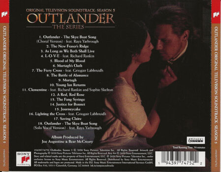 Muusika CD Bear McCreary - Outlander: Season 5 (Original Television Soundtrack) (CD) - 3