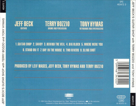 Musikk-CD Jeff Beck Jeff Beck's Guitar Shop With Terry Bozzio & Tony Hymas (CD) - 3