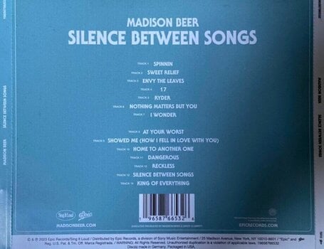 Zenei CD Madison Beer - Silence Between Songs (CD) - 3